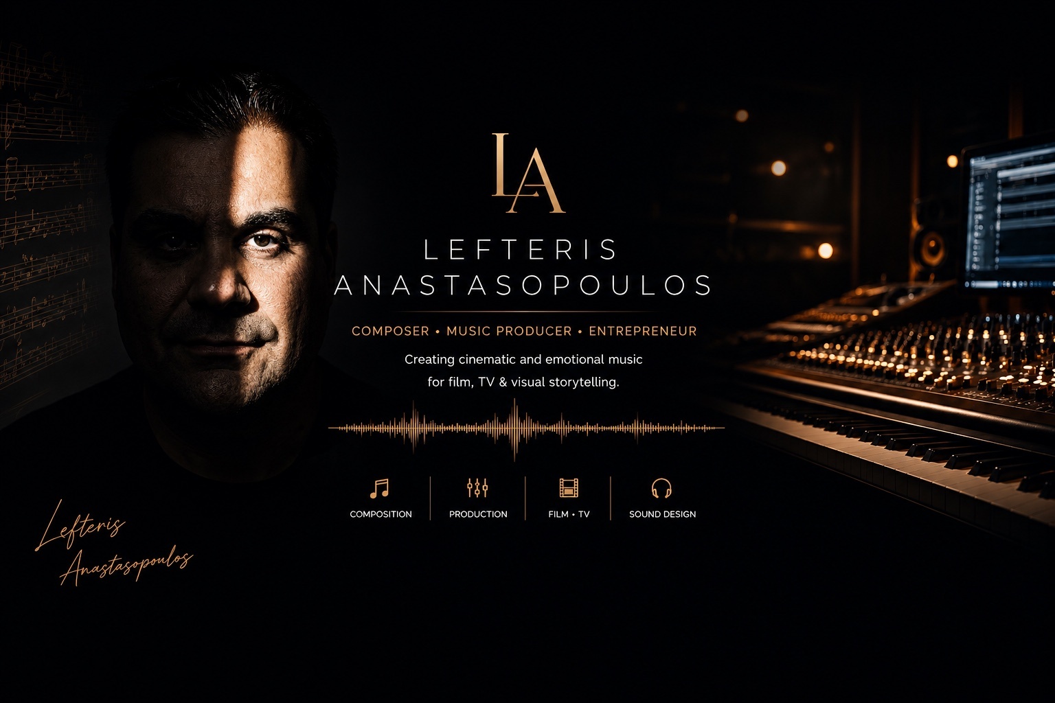 Lefteris Anastasopoulos Composer Banner